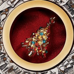 Karácsonyfa 2025 2 uncia antikolt ezüst pénzérme - CSAK 2500 PÉLDÁNYBAN!