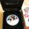 Beagle kutya 2011 1 uncia proof ezüst pénzérme