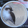 Bush Babies2 - Kookaburra fióka 2012 1/2 uncia színes ezüst pénzérme