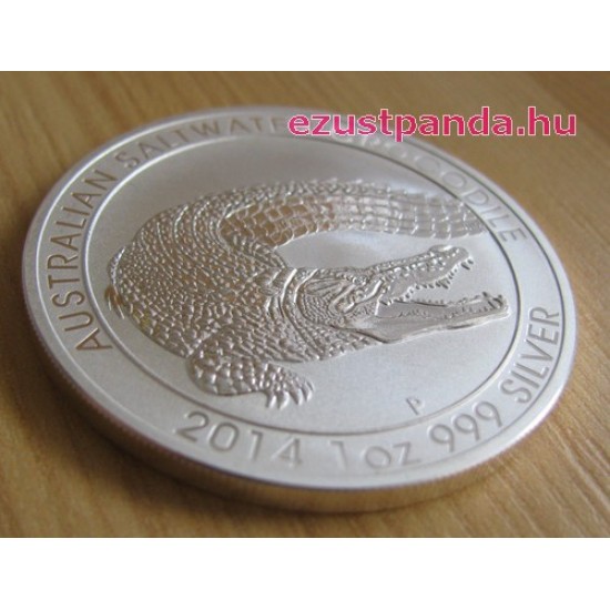 Krokodil 2014 1 uncia ezüst pénzérme Krokodil 2014 1 uncia ezüst pénzérme