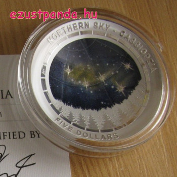Cassiopeia (Északi égbolt) 2016 ausztrál proof ezüst pénzérme