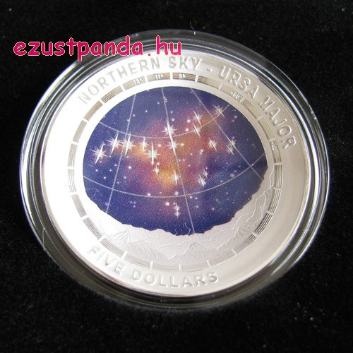 Ursa Major (Nagy Medve csillagkép) 2016 ausztrál proof ezüst pénzérme Ursa Major (Nagy Medve csillagkép) 2016 ausztrál proof ezüst pénzérme