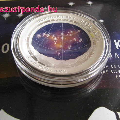 Ursa Major (Nagy Medve csillagkép) 2016 ausztrál proof ezüst pénzérme Ursa Major (Nagy Medve csillagkép) 2016 ausztrál proof ezüst pénzérme