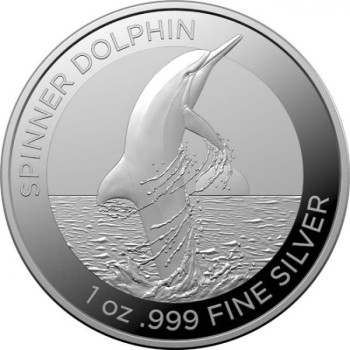 Delfin 2020 1 uncia ausztrál ezüst pénzérme 