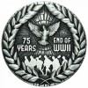 A 2. világháború vége 75. évforduló - ausztrál 2020 2 uncia antikolt ezüst pénzérme A 2. világháború vége 75. évforduló - ausztrál 2020 2 uncia antikolt ezüst pénzérme