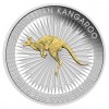 Kenguru 2016 1 uncia aranyozott ezüst pénzérme 999,9 finomságú