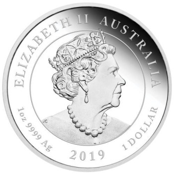 Apollo 11 Perth Mint 2019 1 uncia ausztrál proof ezüst pénzérme 