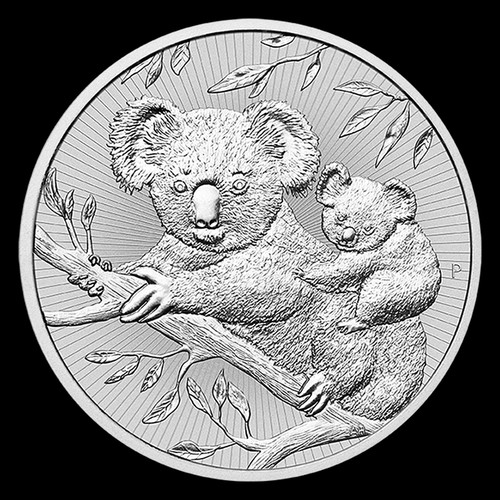 Új nemzedék - Koala 2018 2 uncia piedfort ezüst pénzérme