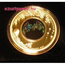 Opál sorozat - Denevér (Fakó álvámpír) 2015 1 uncia proof ezüst pénzérme