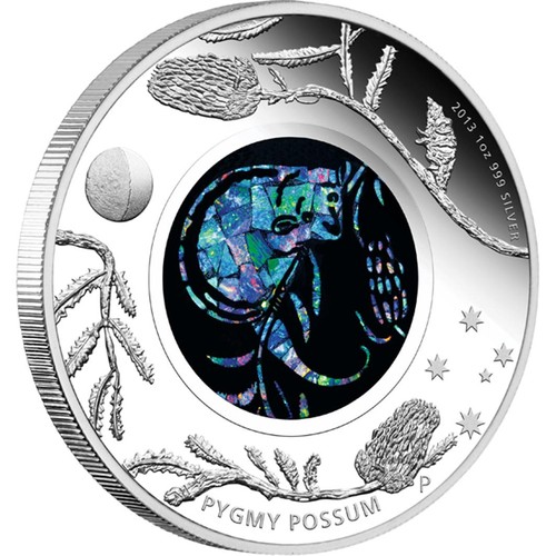Opál sorozat - Oposszum 2013 1 uncia proof ezüst pénzérme