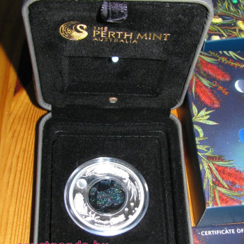 Opál sorozat - Wombat 2012 1 uncia proof ezüst pénzérme