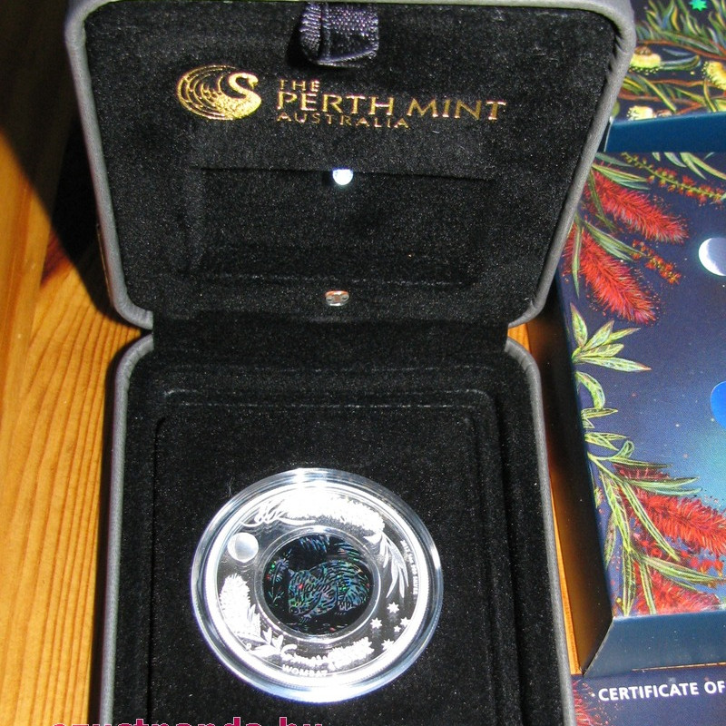 Opál sorozat - Wombat 2012 1 uncia proof ezüst pénzérme