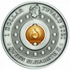 Bivaly éve - Tuvalu 2021 1 uncia antikolt ezüst pénzérme, forgó, aranyozott bivallyal