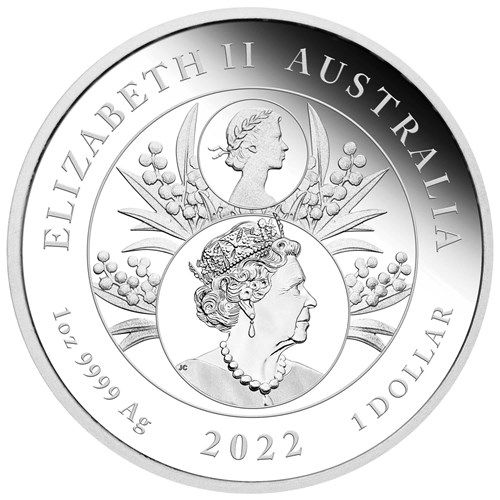 II. Erzsébet királynő Platina jubileuma 2022 1 uncia ausztrál proof ezüst pénzérme II. Erzsébet királynő Platina jubileuma 2022 1 uncia ausztrál proof ezüst pénzérme