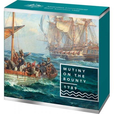 Lázadás a Bounty-n 2019 ausztrál proof ezüst pénzérme Lázadás a Bounty-n 2019 ausztrál proof ezüst pénzérme