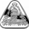Hajótörés "Zeewijk 1727" 2021 1 uncia 1AUD ezüst pénzérme, háromszögletű Hajótörés "Zeewijk 1727" 2021 1 uncia 1AUD ezüst pénzérme, háromszögletű