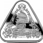 Hajótörés "Zeewijk 1727" 2021 1 uncia 1AUD ezüst pénzérme, háromszögletű 