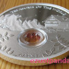 A világ kincsei - Karbunkulus 2013 1 uncia proof ezüst pénzérme drágakövekkel A világ kincsei - Karbunkulus 2013 1 uncia proof ezüst pénzérme drágakövekkel