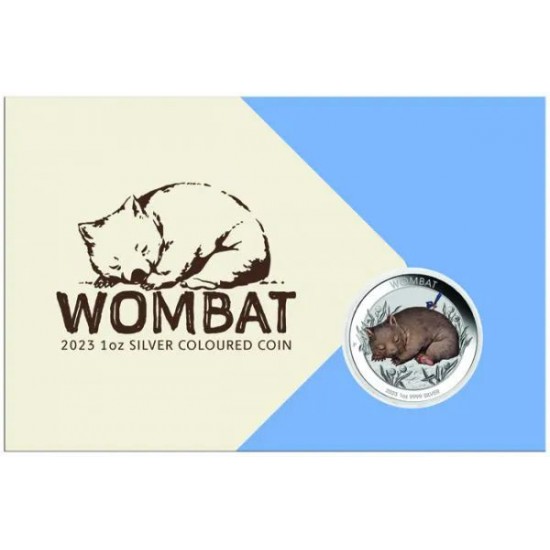 Wombat 2023 1 uncia ausztrál ezüst pénzérme dísztokban - CSAK 2.500 PÉLDÁNYBAN!