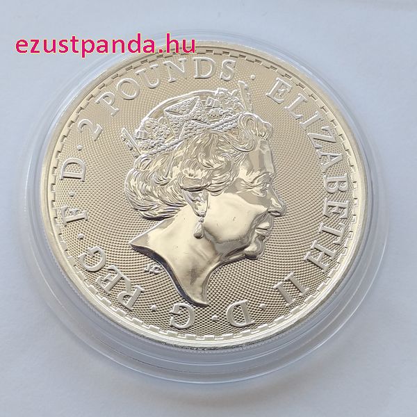 Britannia 2021 brit 1 uncia 2 GBP ezüst pénzérme