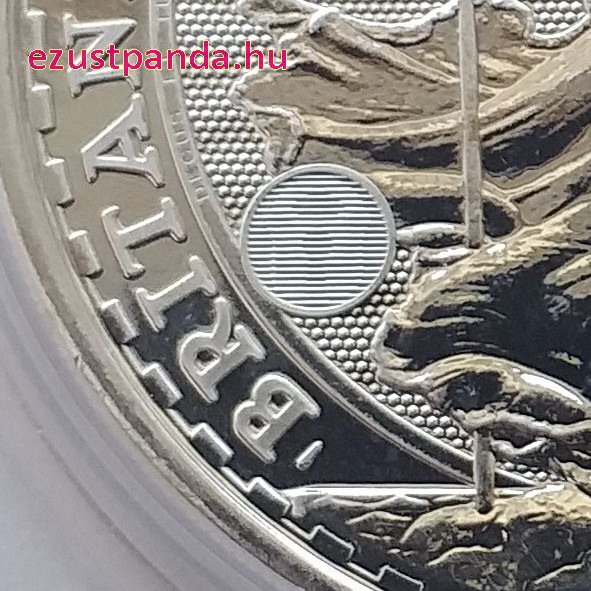 Britannia 2021 brit 1 uncia 2 GBP ezüst pénzérme