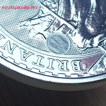 Britannia 2021 brit 1 uncia 2 GBP ezüst pénzérme