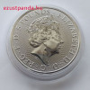 A királynő címerállatai 2021 2 uncia 5 GBP ezüst pénzérme A királynő címerállatai 2021 2 uncia 5 GBP ezüst pénzérme