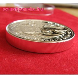 A királynő címerállatai - Wales-i Vörös Sárkány 2017 2 uncia 5 GBP ezüst pénzérme