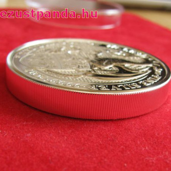 A királynő címerállatai - Wales-i Vörös Sárkány 2017 2 uncia 5 GBP ezüst pénzérme