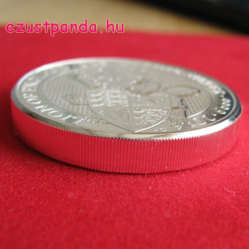 A királynő címerállatai - Oroszlán 2016 2 uncia 5 GBP ezüst pénzérme