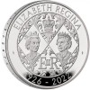 II. Erzsébet királynő emlékére 2022 brit 5 GBP 56g PIEDFORT proof ezüst pénzérme díszdobozban - KÁROLY-FEJES!