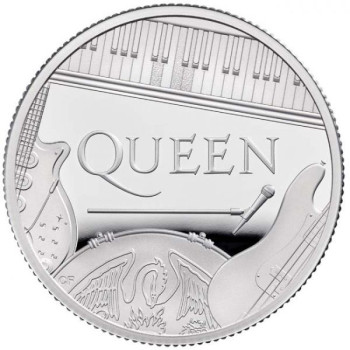 Queen együttes 2020 1 font proof ezüst pénzérme