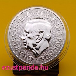 A Tudor-ház címerállatai - Párduc 2025 2 uncia 5 GBP ezüst pénzérme
