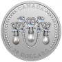 Lover's Knot Tiara - a Királynő fejdísze 2021 1 uncia kanadai proof ezüst pénzérme Swarovski kristályokkal