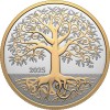 Az Élet fája 2025 1/2 uncia kanadai proof ezüst pénzérme
