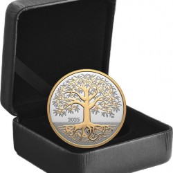 Az Élet fája 2025 1/2 uncia kanadai proof ezüst pénzérme