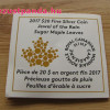 Kristály esőcsepp 2017 1 uncia proof ezüst pénzérme Swarovski kristályokkal Kristály esőcsepp 2017 1 uncia proof ezüst pénzérme Swarovski kristályokkal