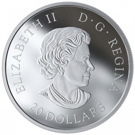 Kanada állatai - Jegesmedve 2019 1 uncia proof ezüst pénzérme Kanada állatai - Jegesmedve 2019 1 uncia proof ezüst pénzérme