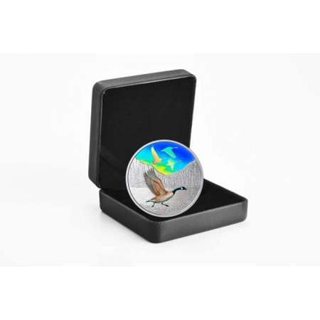 Vadludak 2019 2 uncia kanadai proof ezüst pénzérme hologrammal
