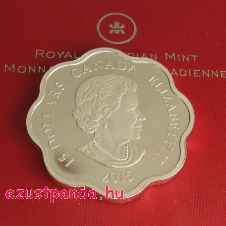 Lunar Lotus Birka 2015 1 uncia proof ezüst pénzérme