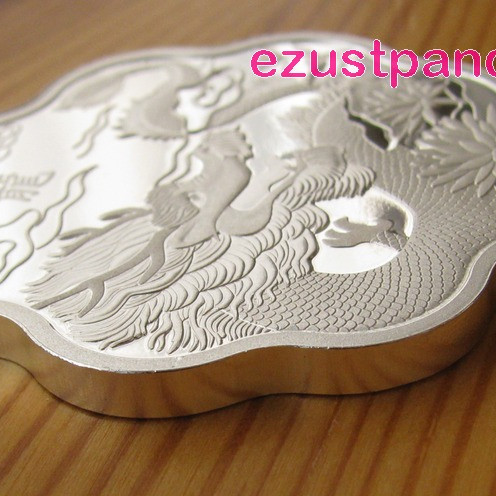 Lunar Lotus Sárkány 2012 1 uncia proof ezüst pénzérme Lunar Lotus Sárkány 2012 1 uncia proof ezüst pénzérme