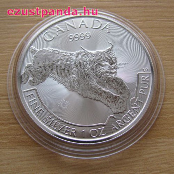 Hiúz / Lynx 2017 1 uncia ezüst pénzérme