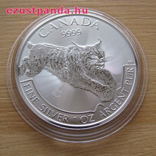Hiúz / Lynx 2017 1 uncia ezüst pénzérme