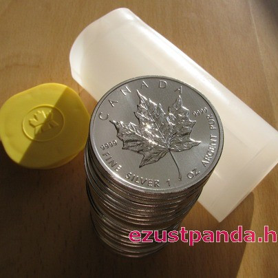 25x Maple Leaf (Juharlevél) 2025 1 uncia ezüst pénzérme (teljes tubus) 25x Maple Leaf (Juharlevél) 2025 1 uncia ezüst pénzérme (teljes tubus)