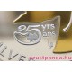 Maple Leaf 2013 1 uncia aranyozott ezüst pénzérme 25 éves jubileumra