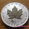 Maple Leaf 2014 1 uncia fordított proof ezüst pénzérme "Ló éve" verdejellel