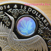 Hosszú élet - Maple of Longevity 2014 1 uncia proof hologramos ezüst pénzérme Hosszú élet - Maple of Longevity 2014 1 uncia proof hologramos ezüst pénzérme