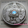 A Béke elefántja - Maple of Peace 2013 1 uncia proof hologramos ezüst pénzérme 