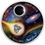 Csillagászat 2018 1 uncia kanadai proof ezüst pénzérme - meteordarabbal