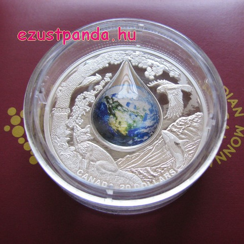 Mother Earth - A Földanya 2016 1 uncia kanadai proof ezüst pénzérme